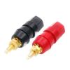 10pair(Black+red)/20pcs Terminals Red Black Connector Amplifier Terminal Binding Post Banana Speaker Jack view 1
