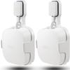 Aokikeisu Wall Mount Holder for Eero Pro 6E Home WiFi System, Eero Pro 6E Wall Mounting Bracket, Plastic, Stability, Protective Holder for Wi-Fi 6 Systems (White, 3 Pieces) view 2