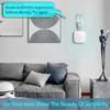 Aokikeisu Wall Mount Holder for Eero Pro 6E Home WiFi System, Eero Pro 6E Wall Mounting Bracket, Plastic, Stability, Protective Holder for Wi-Fi 6 Systems (White, 3 Pieces) view 3