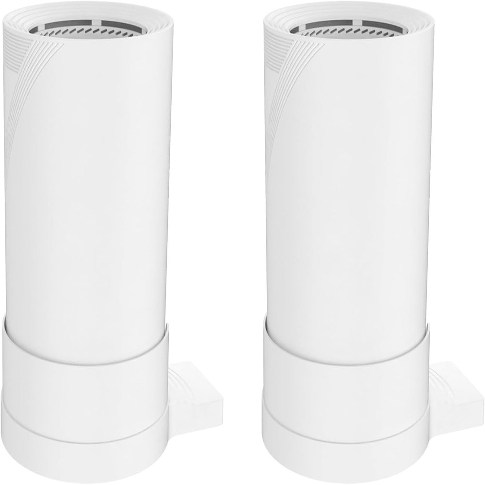 Aokikeisu Wall Mount Holder for TP Link Deco BE85/BE95 Home WiFi System, TP Link Deco BE85/BE95 Wall Mount Bracket, Plastic Stable and Protective Holder,for Mesh WiFi 7 Systems (White, 2 Pieces)