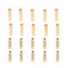10 Pair/lot 2.0mm 3.5mm 4.0mm 5.0mm 5.5mm 6.0mm 6.5mm 8.0mm Gold Bullet Banana Connector Plugs(5.5mm) view 1