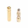 10 Pair/lot 2.0mm 3.5mm 4.0mm 5.0mm 5.5mm 6.0mm 6.5mm 8.0mm Gold Bullet Banana Connector Plugs(5.5mm) view 4