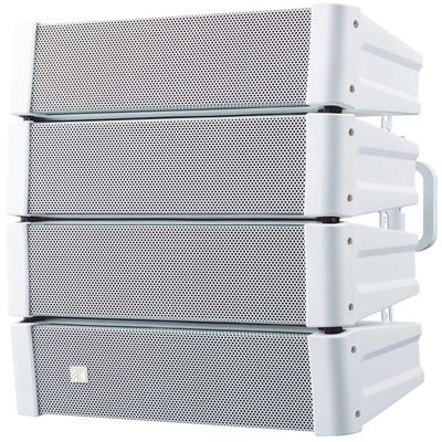 TOA Electronics HX-5W-WP Compact Array Speaker System, White; 600W Continuous Power Handling; 8 Ohms Impedance, Adjustable Dispersion Angle 15, 30, 45 and 60; Splash-Proof (IPX4 Rated)