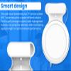 Aokikeisu Wall Mount Holder for TP Link Deco BE23/BE25/BE3600/BE5000 Home WiFi Systems,Wall Mounting Bracket, Home WiFi Systems Plastic Stand,Compatible with Mesh Wi-Fi 7 Systems (White, 2 Pieces) view 4