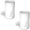 Aokikeisu Wall Mount Holder for TP Link Deco BE63/BE65 Home WiFi Systems,Wall Mount Bracket,Home WiFi System Plastic Stand Cover,Stable and Protective Holder for Mesh WiFi 7 Systems (White, 1 Piece) view 2