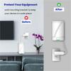 Aokikeisu Wall Mount Holder for TP Link Deco BE63/BE65 Home WiFi Systems,Wall Mount Bracket,Home WiFi System Plastic Stand Cover,Stable and Protective Holder for Mesh WiFi 7 Systems(White, 3 Pieces) view 3
