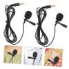 Abaodam Professional Mic 3.5mm Computer Tablet Phone Microphone Lapel Mic for Interviews Recording view 3