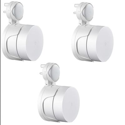 Aokikeisu Wall Mount Holder for Google Mesh (2020s) Home WiFi Systems,Wall Mount Bracket, Home WiFi Systems Plastic Stand Cover, Mesh Wi-Fi Router Stand,Protective Holde (White, 3 Pieces)