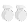 Aokikeisu Wall Mount Holder for TP Link Deco X50-PoE Home WiFi System, TP Link Deco X50-PoE Wall Mounting Bracket, Plastic, Stability, Protective Holder for WiFi 6 Systems (White, 2 Pieces) view 1