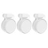 Aokikeisu Wall Mount Holder for TP Link Deco X50-PoE Home WiFi System, TP Link Deco X50-PoE Wall Mounting Bracket, Plastic, Stability, Protective Holder for WiFi 6 Systems (White, 2 Pieces) view 2