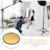 DIYEAH 1set Portable Photography Light Reflector Flash Diffuser Camera for Professional Lighting Outdoor Travel Photography Eliminates Harsh Shadows and Detail view 4