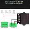 BNCZDOJO DC 12V 24V to DC 5V 3A 5A 10A 15A Voltage Regulator Converter Step Down Module Power Supply for LED Car Solar(to 5V 5A 25W) view 4