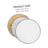 DIYEAH Photography Light Reflector 80cm Flash Lamp Diffuser Soften Lighting for view 3
