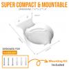 Aokikeisu Wall Mount Holder for TP Link Deco BE75/BE85/BE95 Home WiFi Systems,Wall Mount Bracket,Home WiFi System Plastic Cover,Stable and Protective Holder for Mesh Wi-Fi 7 Systems (White, 2 Pieces) view 4