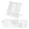 Angoily Bookstands for Boys and Girls Adjustable Document Stand Acrylic Reading Rack Storage view 3