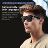 AI Translator Glasses, 100+ Language Real Time Translation Glasses, Built in Microphone and Speaker, for Business Trips, Travel, Study Abroad view 2