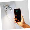 TEHAUX Led Reading Light USB Charging Desk Lamp Touch Switch Rv Lamp Rechargeable Multifunctional Silver view 4