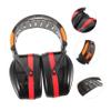 ARTIBETTER Noise Reduction Ear Muffs for Adjustable Hearing Protection Headphones Lightweight Soundproof Earmuffs for Study Sleep and Concert Use Red Color view 3