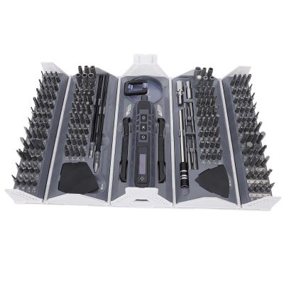 180 in 1 Mini Electric Screwdriver Kit, Magnetic Bits for Laptop, PC, Tablet, Smartphone Repair Tool Set with Batter