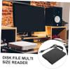 Tofficu External Floppy Drive for Laptop Pc Disk Drive USB Compatible Easy to Use Portable Lightweight Multi- Supported view 3