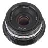 25mm F1.7 Manual Camera Lens with Front Cap Large Aperture Manual Focus Lens for G1 G3 G5 G6 G7 M4/3 Mount Mirrorless Camera (Black) view 3