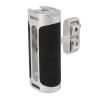 Camera Handle, Camera Handle Grip Aluminum Alloy Camera Grip Handle with Screw Cold Shoe Mount for Photography (Silver) view 1
