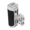 Camera Handle, Camera Handle Grip Aluminum Alloy Camera Grip Handle with Screw Cold Shoe Mount for Photography (Silver) view 2