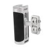 Camera Handle, Camera Handle Grip Aluminum Alloy Camera Grip Handle with Screw Cold Shoe Mount for Photography (Silver) view 3