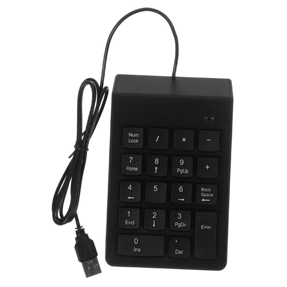 DIYEAH USB Key Mechanical Number Pad Ergonomic for Efficient Data Entry USB Accessory for Finance Banking Easy Installation No Software Required