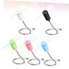 Angoily Rechargeable Fans 5 Pack Mini Desktop Fan Portable Cooling for Laptop Random view 3