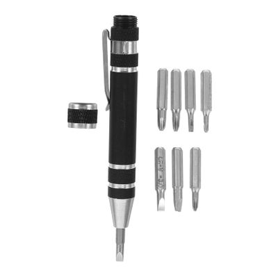 Hemobllo Multifunction Portable Screwdriver Precision Tool Kit Aluminum Alloy Pen Screwdriver Repair Tool for Electronics