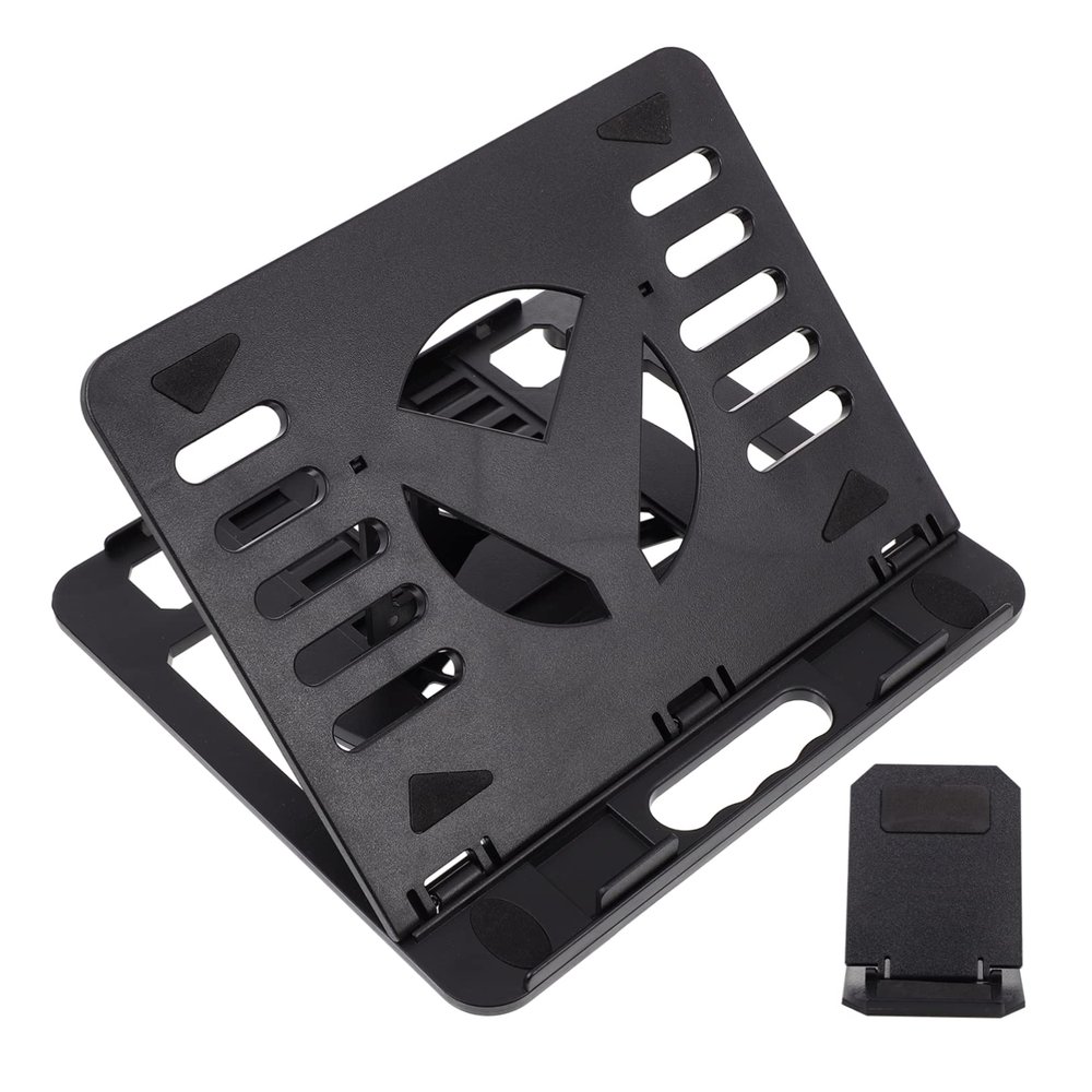 Angoily Foldable Laptop Stand with Phone Holder Portable Riser for Laptop Holder for Use
