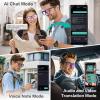 AI Smart Glasses, Bluetooth Glasses with 164 Translation, Anti-Blue Light Glasses for Men Women, 7 Day Ultra-Long Standby, UV Protection, Waterproof, Wireless Music & Calls, Voice Control view 2