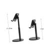 DIYEAH Phone Holder Telescopic Design Heavy Duty Desk Stand for Tablets and Cell Phones Black view 2