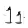 ERINGOGO Universal Telescopic Phone Bracket and Easy-Adjustable Stand for Tablets/for Desktop Study Living Room Office (Black) view 2