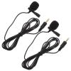 SHOWERORO 2pcs Wireless Lavalier Mic for Adults Compact Clip Microphone for Gaming Interview Live Streaming Recording Supplies view 1