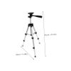 DIYEAH Aluminum Alloy Fishing Stand 62cm Tripod Camera Holder Tripod Led Flashlight Bracket view 2