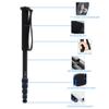 Aluminum Alloy Telescopic Monopod Tripod with 5 Sections for Camera and 360 Swivel Base - Lightweight, Portable, and for Outdoor Photography view 4