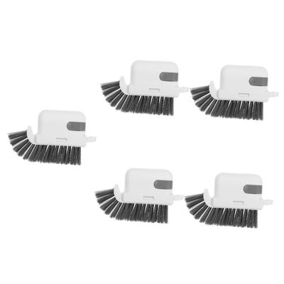 Beaupretty 5pcs Groove Cleaning Brush for and Corners Removable Tool for Household Use for Stovetops Sinks and Tight Spaces Comfortable -Skid Handle
