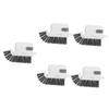 Beaupretty 5pcs Groove Cleaning Brush for and Corners Removable Tool for Household Use for Stovetops Sinks and Tight Spaces Comfortable -Skid Handle view 1