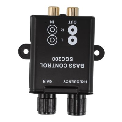 Hemobllo Bass Control Knob for Amplifier Level Controller with Volume Adjustment Easy Installation Compatible with Various Models