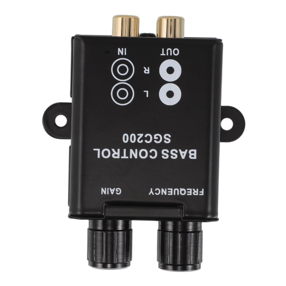 Hemobllo Bass Control Knob for Amplifier Level Controller with Volume Adjustment Easy Installation Compatible with Various Models