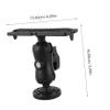 DIYEAH Thickened Material Fish Bracket Tablet Holder for Car Headrest Rotating Stand Mount Easy Storage view 2
