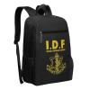 AHUNARLOP IDF Israel Defense Forces Travel Laptop Backpack, Business Anti Theft Slim Sturdy Laptops Backpacks, College Computer Bag Gift for Men & Women Fits 17 Inch Notebook,Black view 3
