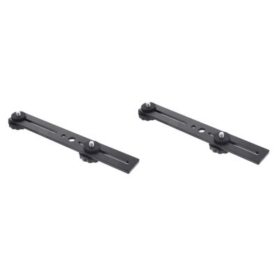 Alipis 2pcs Microphone Arm Stand Fill Light Rack Double Mic Holder for Streaming Recording