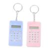MERRYHAPY 2pcs Adorable Calculator Key Chain Pendant for Office School Creative Decompression Gift Sky Blue Pink Practical Mobile Phone Bag Ornament for Students view 1