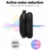 GU-DI Active Noise Cancelling Headphones, Wireless Bluetooth Over Ear Headphones, Hi-Res Audio, Deep Bass, with mic, Foldable Lightweight Headset, Suitable for Travel Home Office Gym Cellphone PC view 2