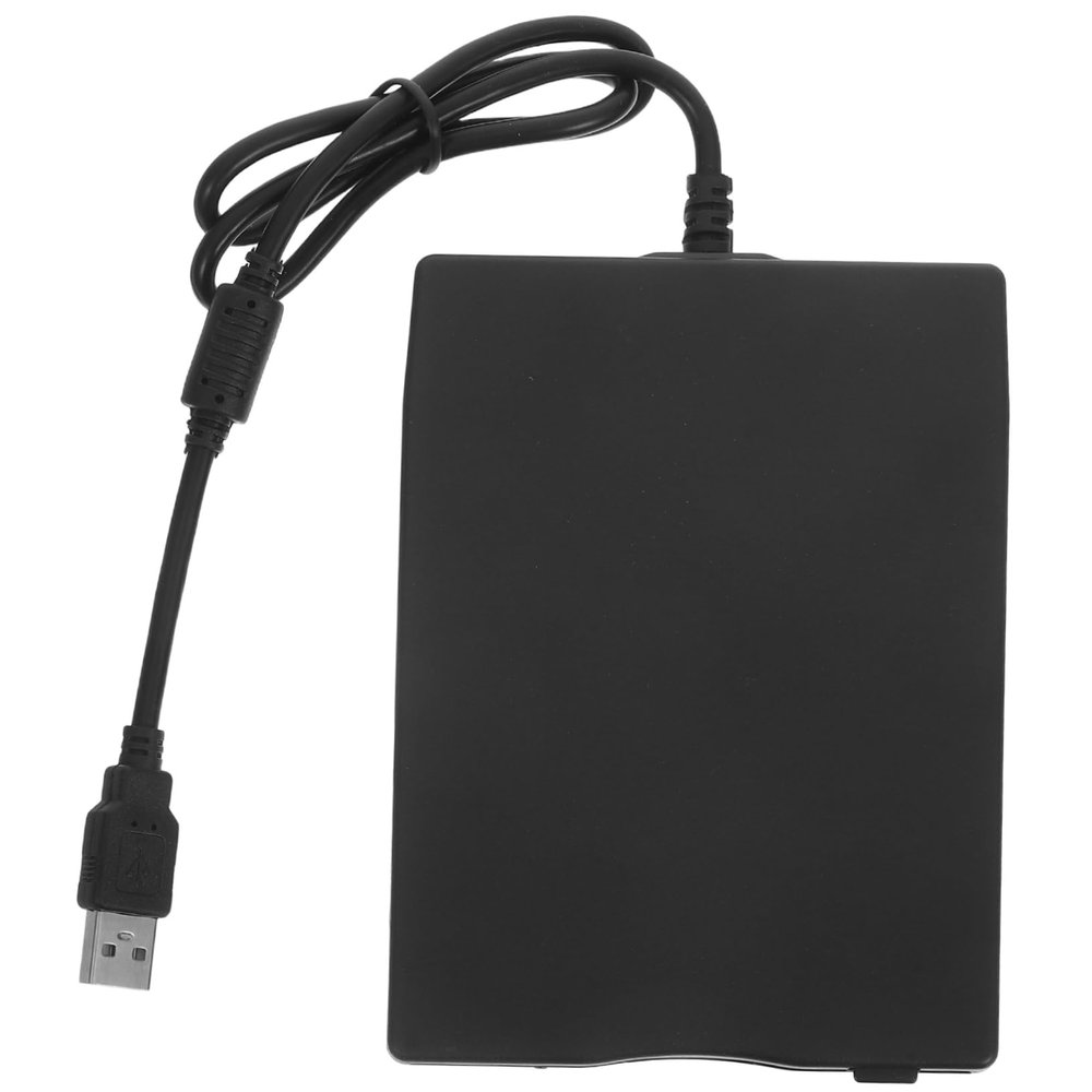 Angoily USB Floppy Disk Reader for Laptop Computer USB Floppy Disk Drive Easy to Use Multi-System Compatible