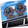 Angoily Car Cooling Fan Powered Fan for Car Compatible Compact Design Easy view 2