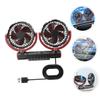 Angoily Car Cooling Fan Powered Fan for Car Compatible Compact Design Easy view 3